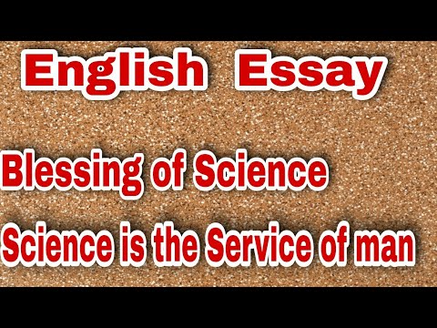 essay science in the service of man