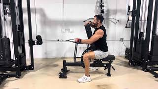 Chest Supported Single Arm Cable Row