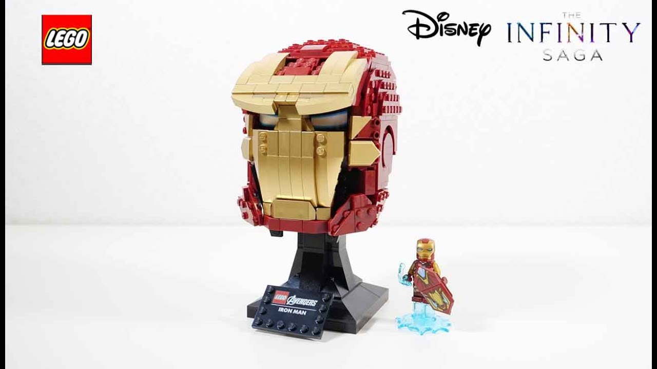 レゴ アイアンマン ヘルメット 76165 マーベル LEGO Marvel 76165 Iron Man Helmet - Lego Speed  Build Review