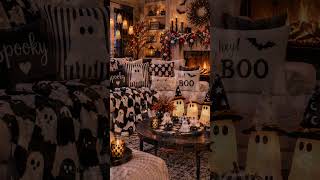 Cozy Ghost Halloween Decor Ideas 👻🖤 #Shorts