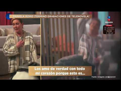 Daniela Romo ROMPE EN LLANTO de la emoción al concluir grabaciones de una novela | De Primera Mano