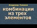 теория вероятности РАЗЛИЧНЫЕ КОМБИНАЦИИ ИЗ ТРЕХ ЭЛЕМЕНТОВ