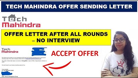 Tech Mahindra Started Sending Offer Letter | Tech Mahindra Result | Tech Mahindra Hiring 2022
