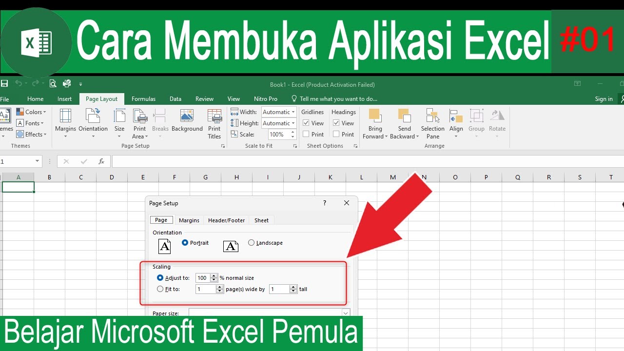 Belajar Microsoft Excel # cara membuka dan menggunakan microsoft excel