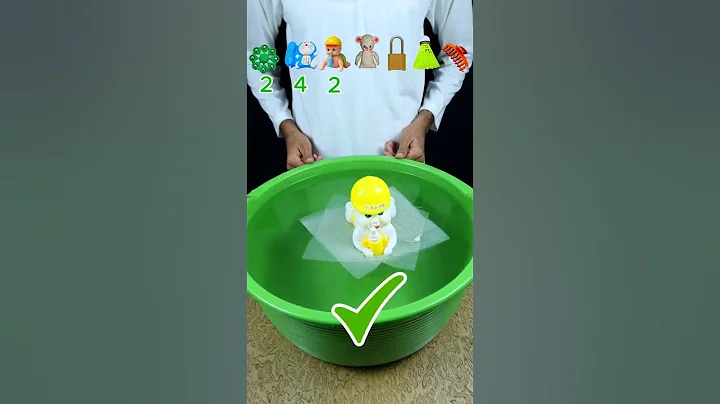 TRY TO GUESS HOW MANY TISSUE PAPER IT TOOKS! #satisfying #asmr #experiment #waterexperiments