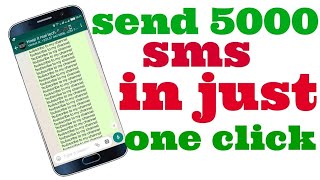 WhatsApp par ek baar me 5000 message kaise bheje|| infotech zone || screenshot 5