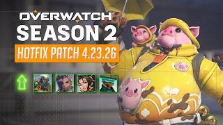 They RE-BUFFED Roadhog, Sombra and Vendetta today | Overwatch Season 2 Hotfix Patch 4.23.26