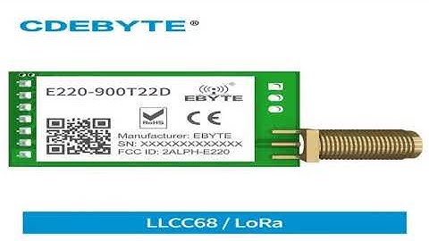 LoRa 868MHz 915MHz LLCC68 Wireless Module 22dBm Long Range 5km CDEBYTE E220-900T22D SMA-K UART RSS