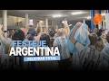 "QUE DE LA MANO DE LEO MESSI": la felicidad de los hinchas tras la goleada de Argentina ante Argelia