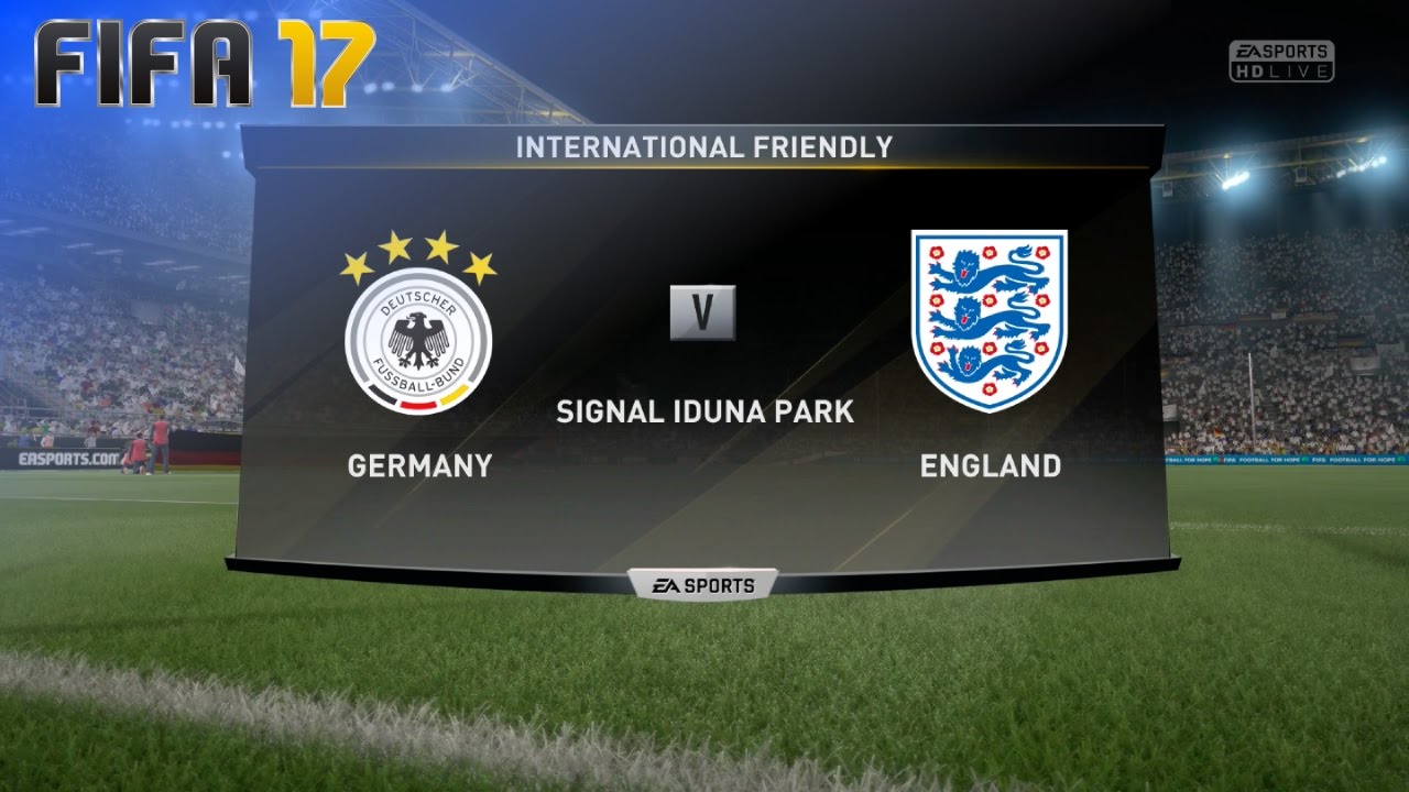 FIFA 17 - Germany vs. England @ Signal Iduna Park