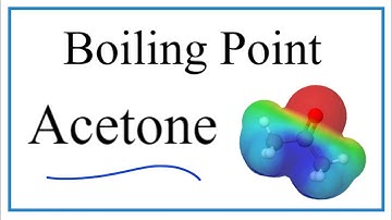 Boiling of Acetone (CH3)2CO
