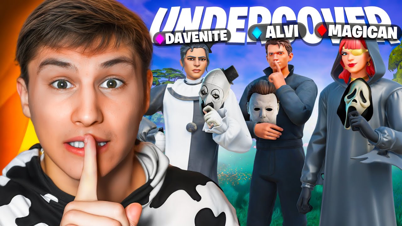 ERKENNE ich ALVI, DAVE und MAGICAN unter *40 SPIELERN* in Fortnite? 😱