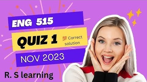 Eng515 Quiz 1🥀 latest repeated imp quiz🥀 nov 2023 |virtualuniversity 🥀midterm preparation