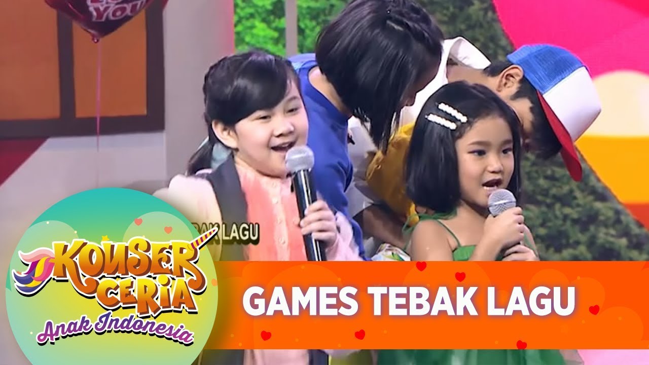 GAMES TEBAK LAGU: Bilqis dan Annabele Kebingungan  - Konser Ceria Anak Indonesia (21/7)