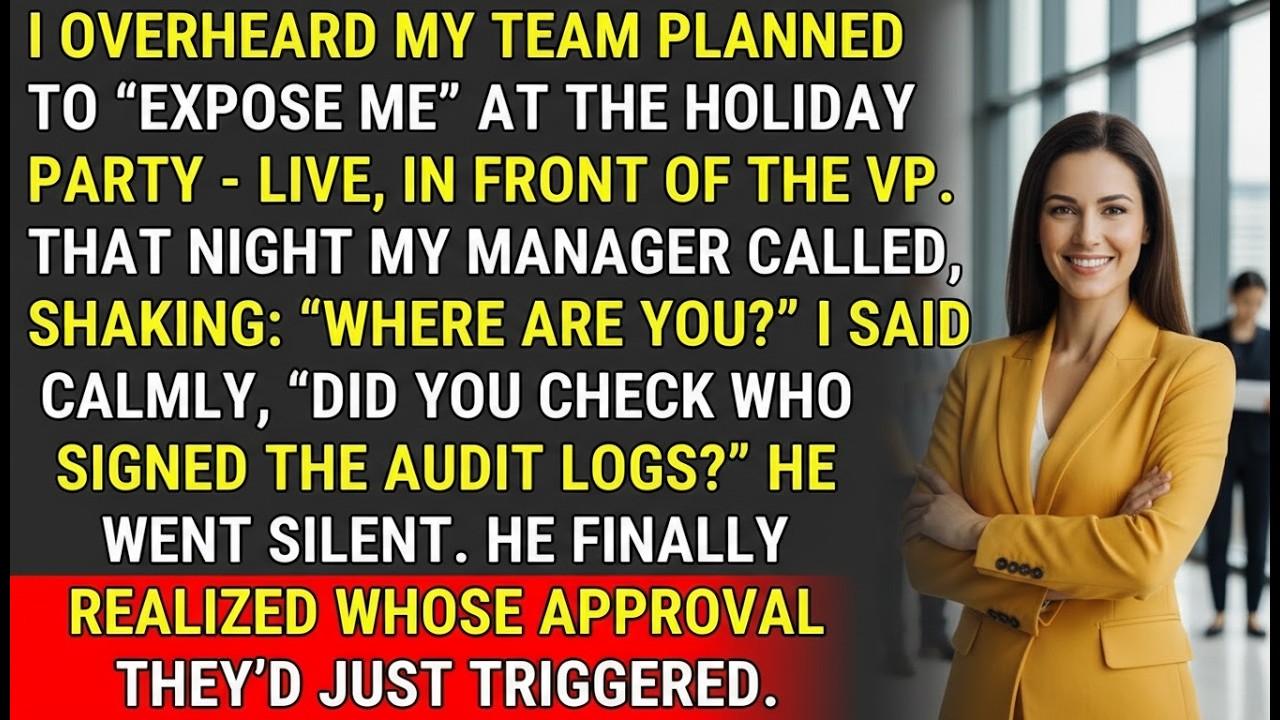 I Overheard Their Plan to Expose Me—Then I Controlled the Audit Logs