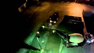 wake up call by construction workers