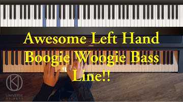 Awesome Boogie Boogie Bass Line!!