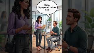 Requesting a Work Certificate 💼 | Easy English Conversation (B1 Level)