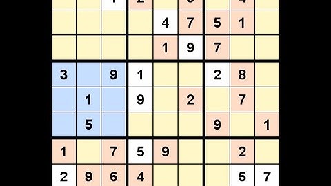 How to Solve Washington Times Sudoku Difficult May 27, 2021