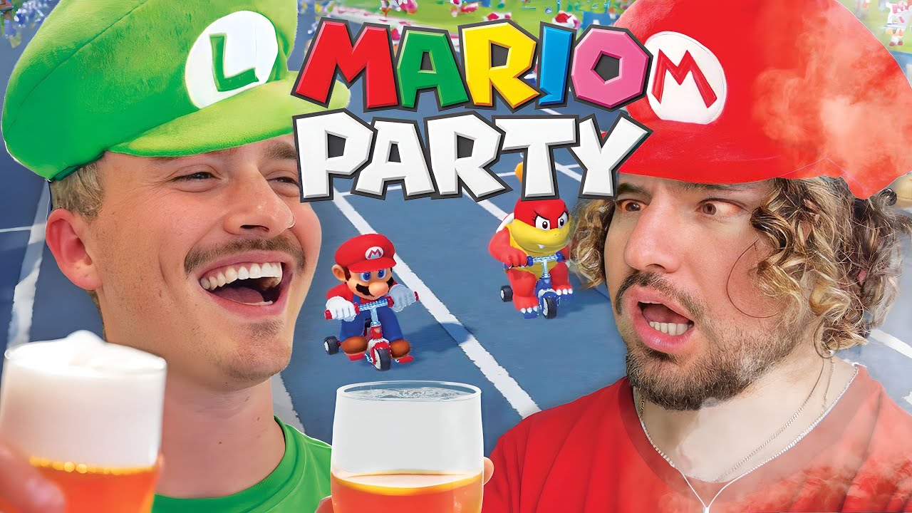 Mario Party But it's DRUNK vs HIGH Teams!!