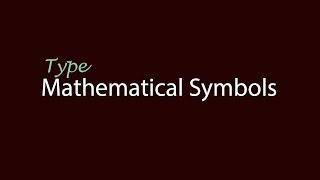 How To Type Mathematical Symbols With Keyboard - Urdu/Hindi screenshot 2