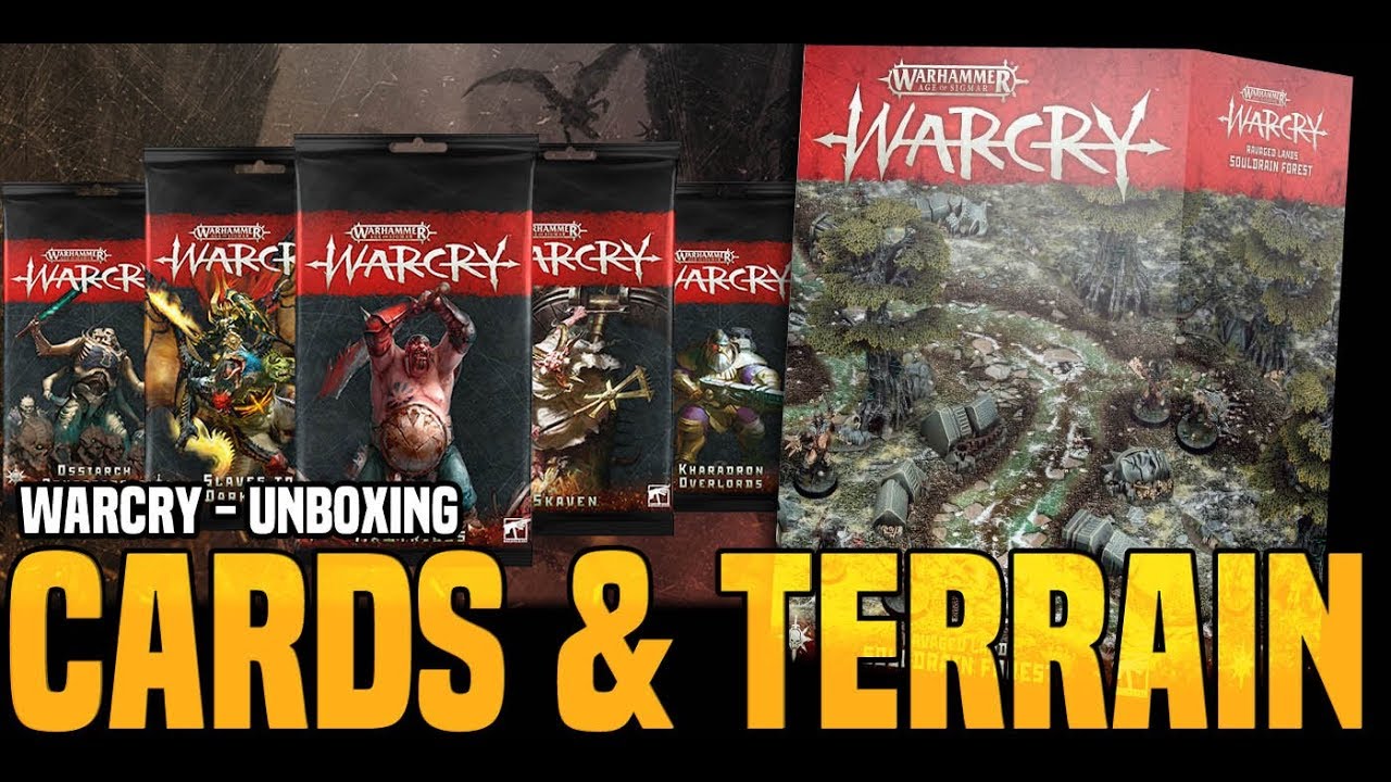 BoLS Unboxing | Warcry Souldrain Forest & Warband Cards