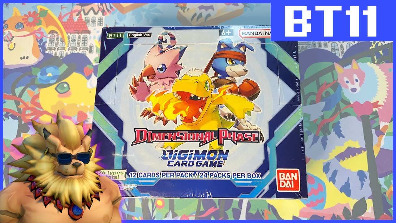 digimon booster box bt11 CARD GAME: DIMENSIONAL PHASE BOX/ PACK  Cards and Comics Central and strategies Digimon Card Game - Dimensional