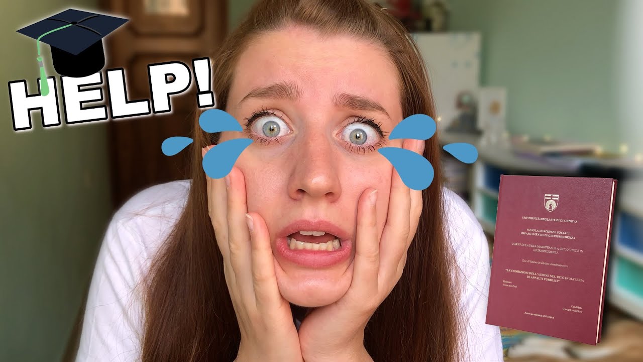 LA MIA DISASTROSA TESI DI LAUREA... #storytime