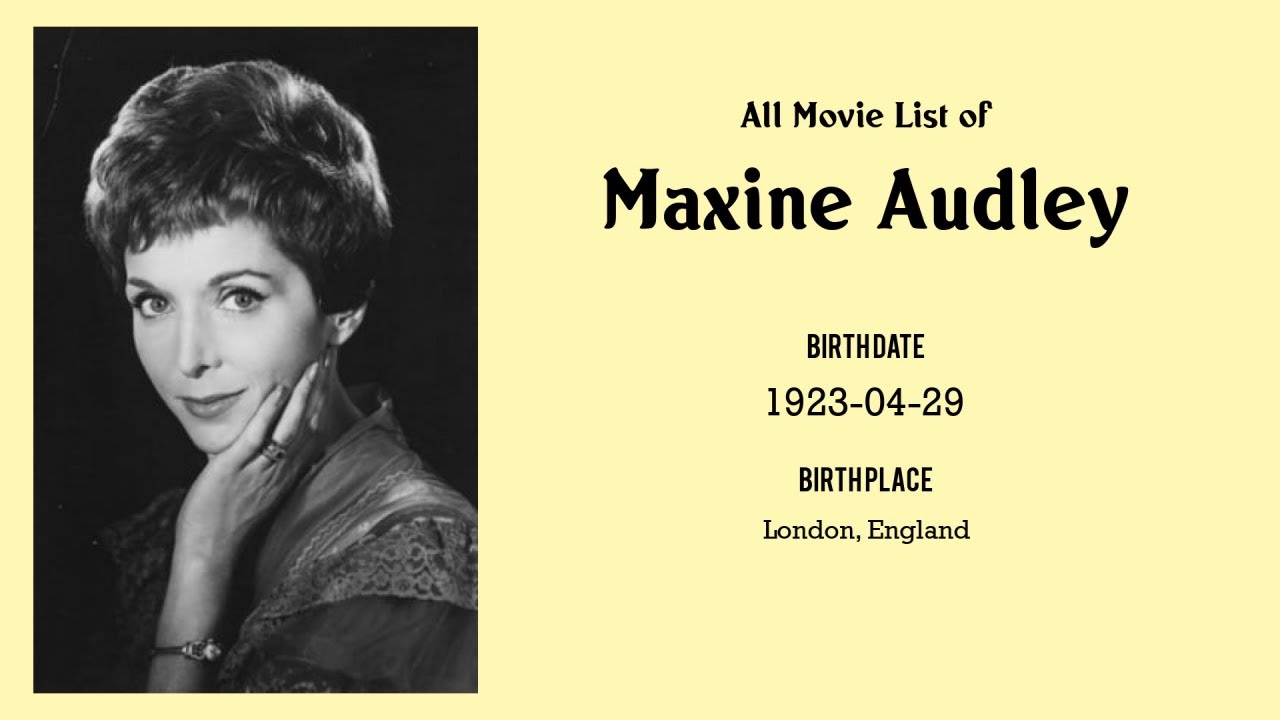 Maxine Audley Movies list Maxine Audley| Filmography of Maxine Audley