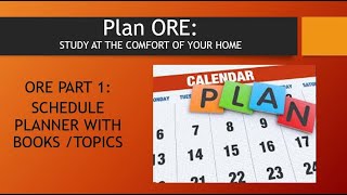 SCHEDULE PLANNER VIDEO : ore part 1 screenshot 5