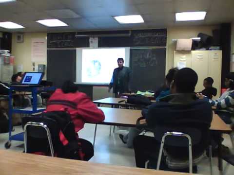 interrupts the teacher