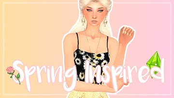 Sims 4 Create-A-Sim | Spring Inspired