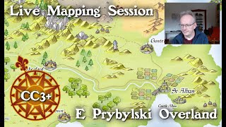 Live Mapping: E Prybylski Watercolour