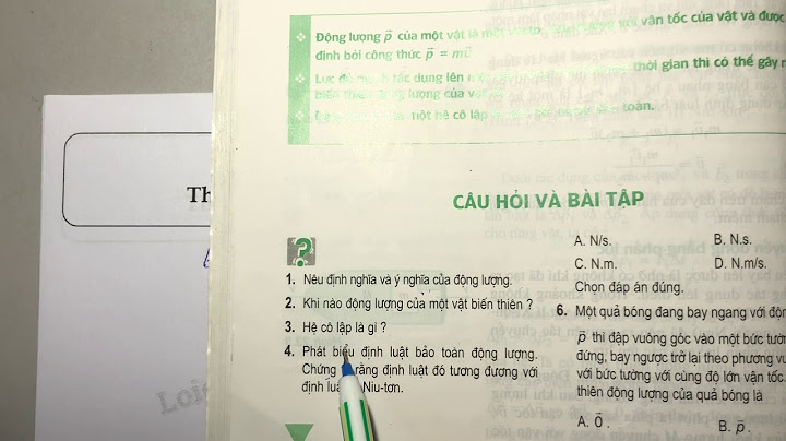 Giải bài tập lý 10 sách giáo khoa trang 126 năm 2024