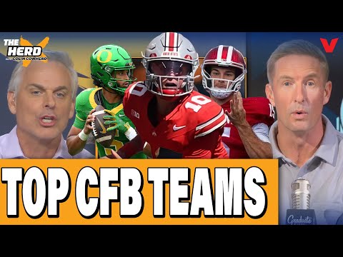 Joel Klatt & Colin Cowherd DEBATE top college football teams, Jaxson Dart, Alabama | THE HERD