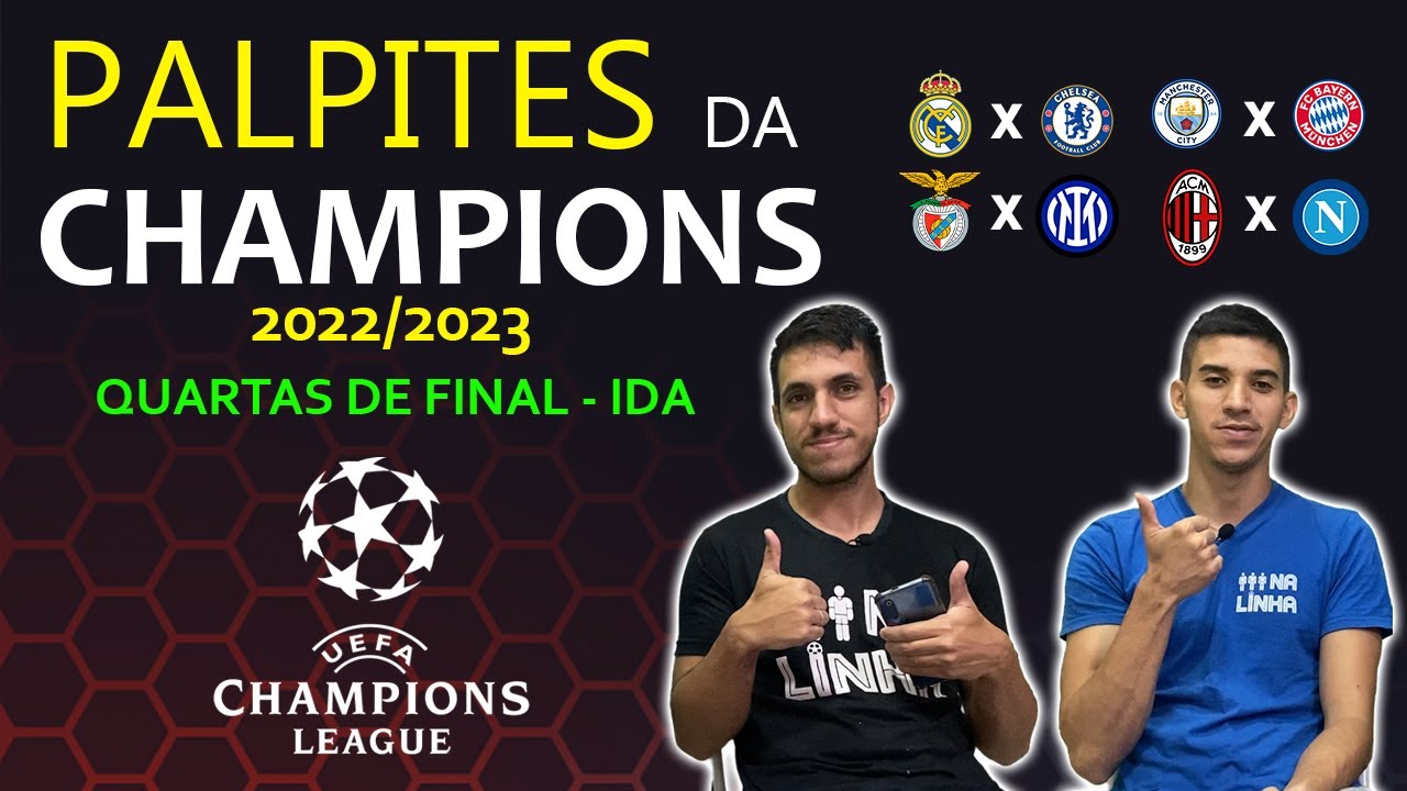 Os palpites para os jogos da 3ª rodada da fase de grupos da Champions League  2023/24