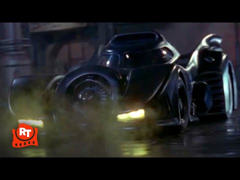 Batman (1989) - Batmobile Chase Scene | Movieclips