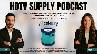Celerity UFO-CABLE-600P Universal Fiber Optic Extension Cable - 600 Feet