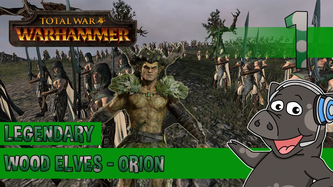 Warhammer Vieux Monde – Orion Roi De La Forêt (Elfes Des Bois) – Metal OOP + Chien