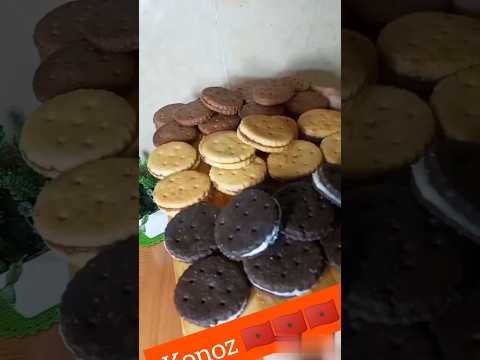 بعجين واحد حضري 3 أشكال بيسكوي لذيذة وسهلة الشعب الصيني ماله حل    طبخ