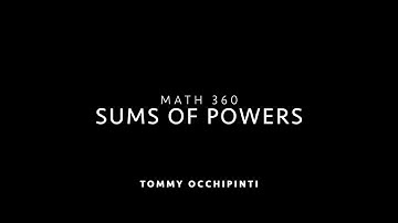 Sums of Powers