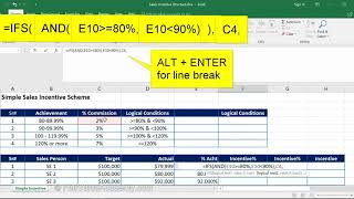 Excel 10 4 1 Simple Sales Incentive Structure screenshot 5