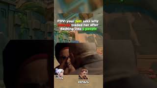Jett Mains Be Like… #valorant #valorantmemes #fps