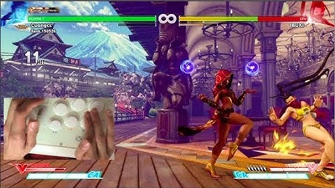 SFV | Menat 30-Hit Double Jump-In Combo