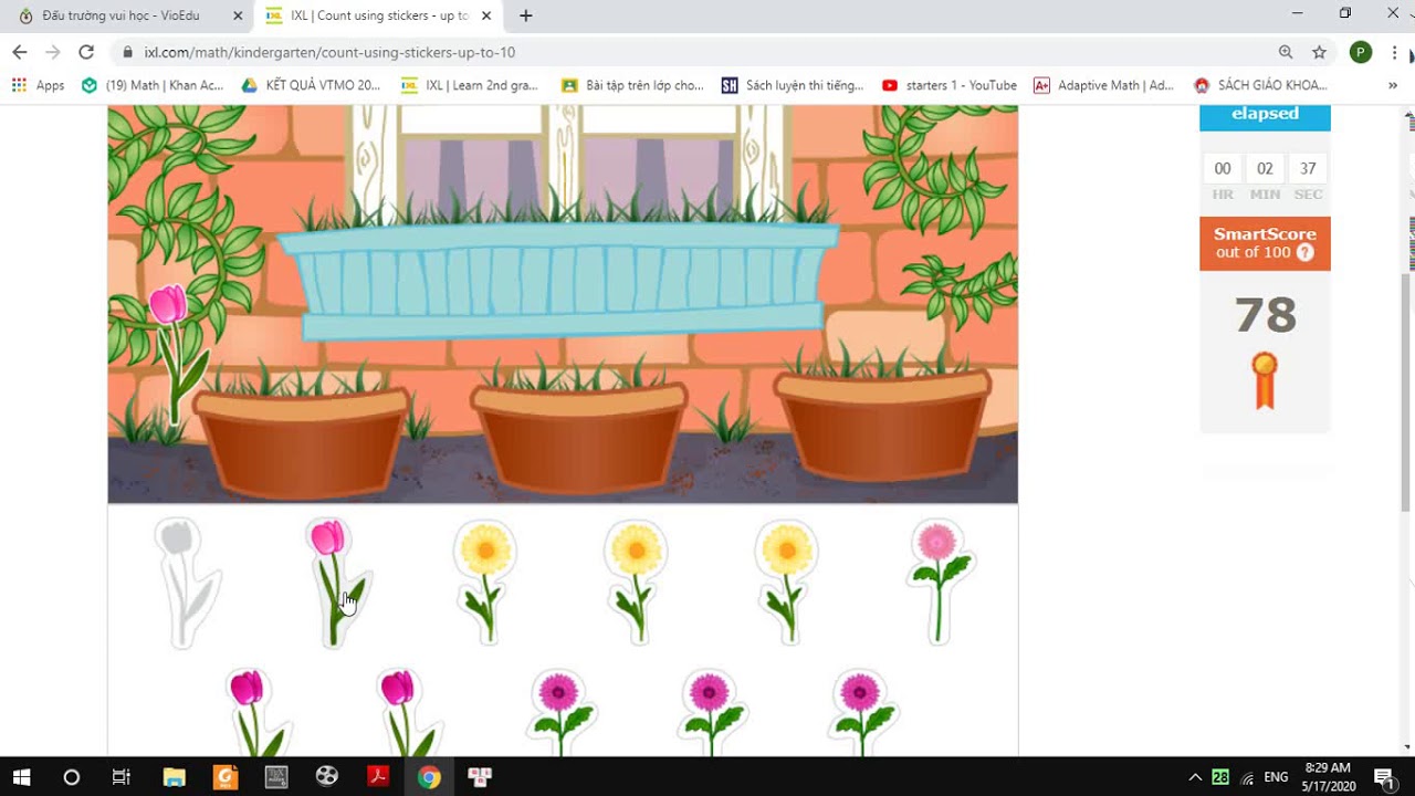 Count using stickers - up to 10 - YouTube