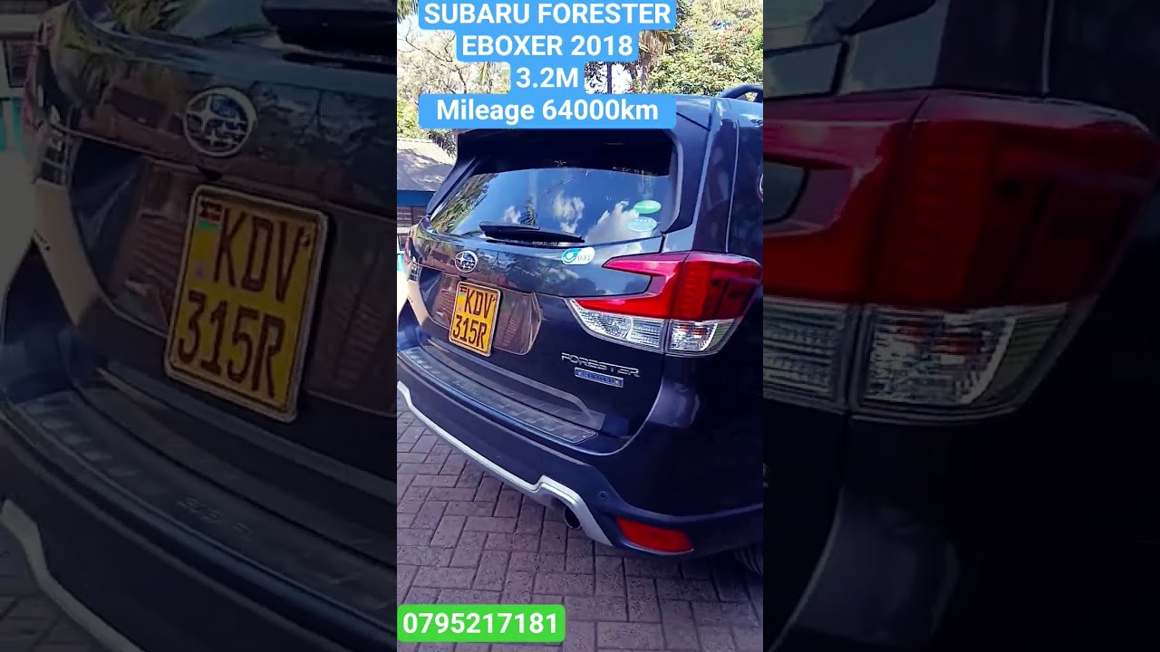 Subaru Forester 2.0XT Premium AWD 2018 Blue