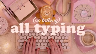 Extremely Satisfying Typing ASMR for Studying and Work (no speaking)