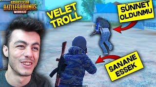 6 YAŞINDAYIM DEDİM SÜNNET OLDUNMU DEDİ (VELET SESİ TROLL)   PUBG Mobile