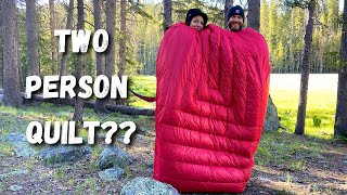 Enlightened Equipment Accomplice 2 Person Quilt  Initial Review | 10 Degree