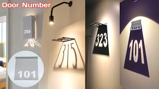 How To Make A Room Number Plate House Unique Room Number Plate At Home Pvc Pipe Hack